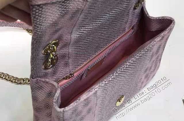Bvlgari女包 寶格麗小號新品 幾何形狀鏈條斜挎包 Serpenti Cabocho肩包 287993  fyd1526